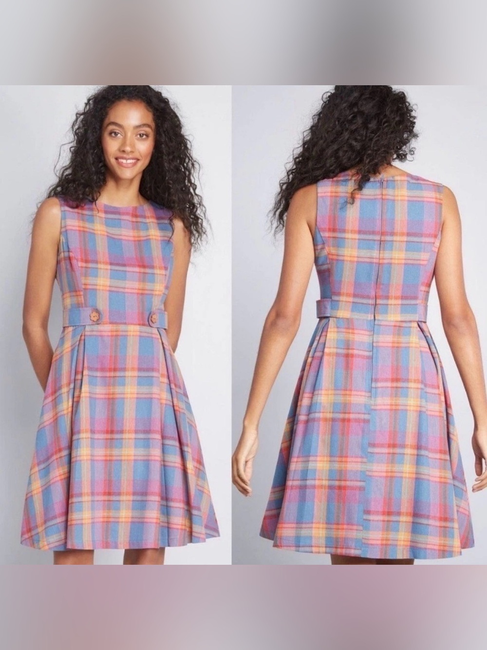 ModCloth Something Sixties Cotton-Linen Dress – NWT – Size 2